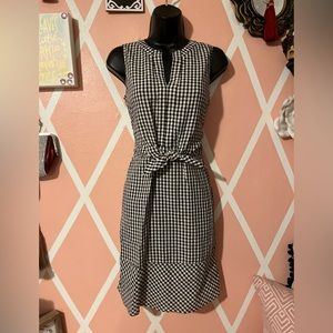 Vineyard Vines Gingham Seersucker Tie Dress